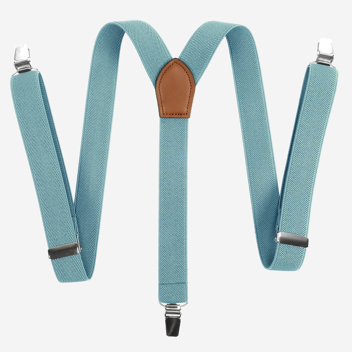 Elastic Sage Green Suspenders