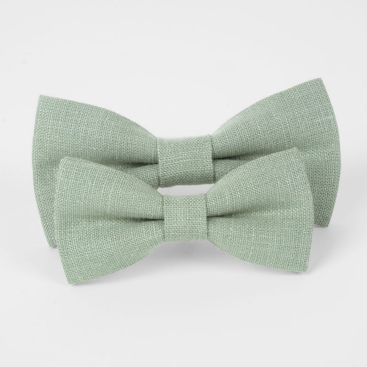 Boys Light Sage Green Bow tie - Hemmitie