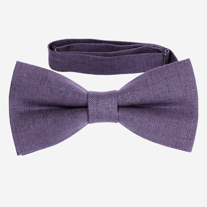 Classic Sage green linen bow tie