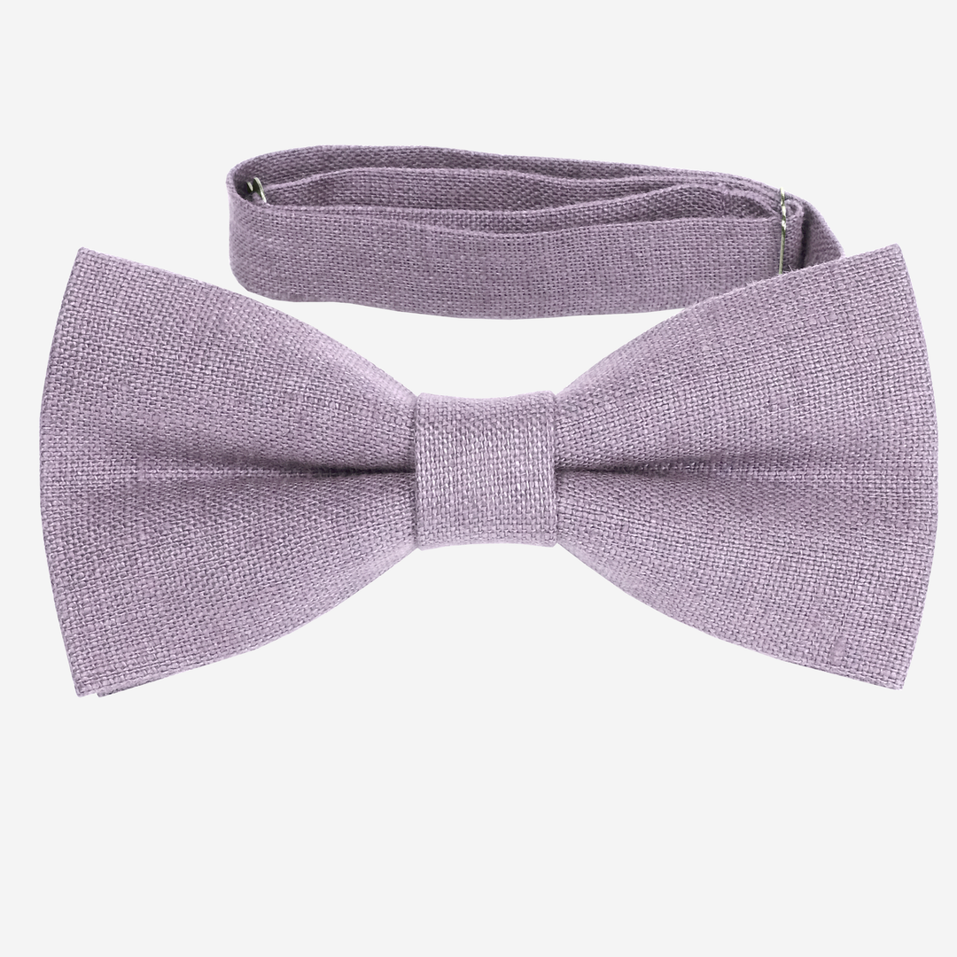 Classic Sage green linen bow tie