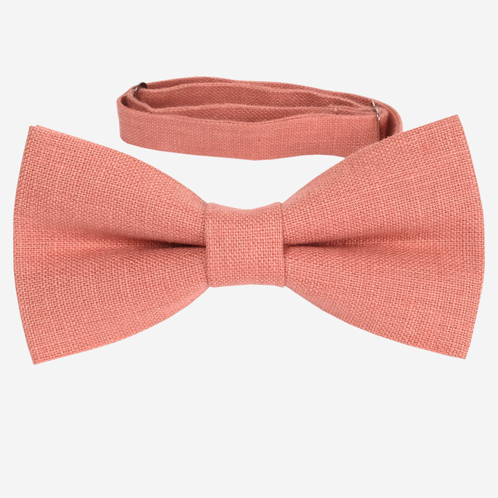 Classic Sage green linen bow tie