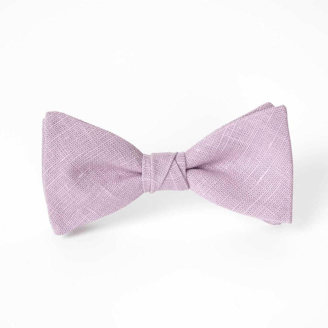 Personalized Rustic Terracotta Suspenders & Linen Bow Tie Set - Hemmitie