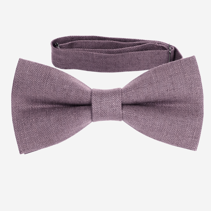 Classic Sage green linen bow tie