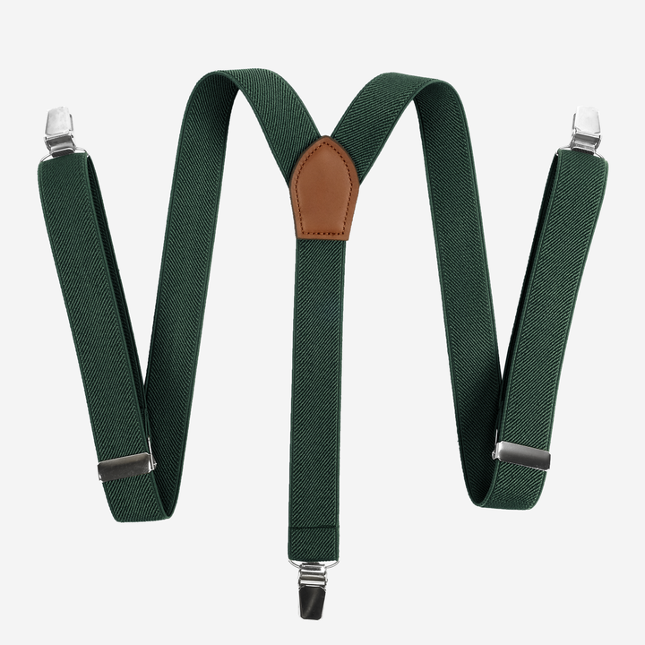 Elastic Sage Green Suspenders