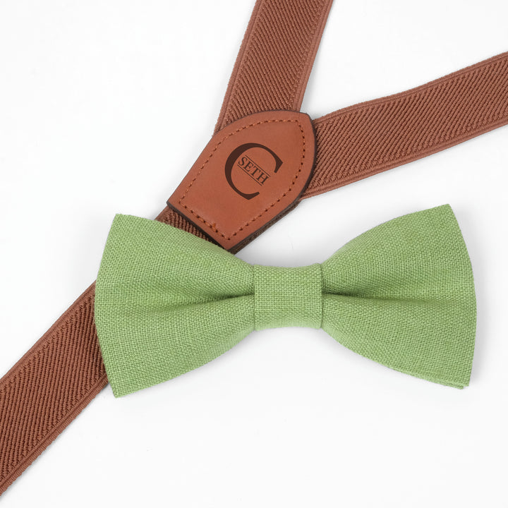 Personalized Suspenders & Bow Tie  Set
