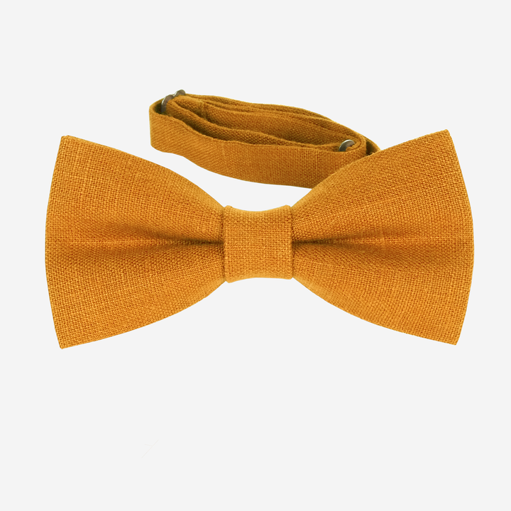 Classic Sage green linen bow tie