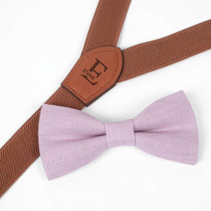 Personalized Suspenders & Bow Tie  Set