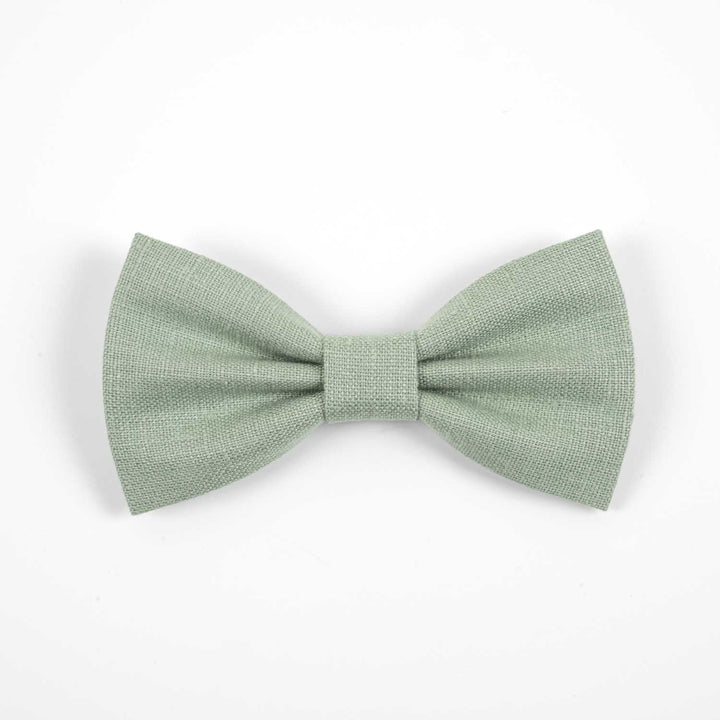 Sage Green Bow Tie & Suspenders Set