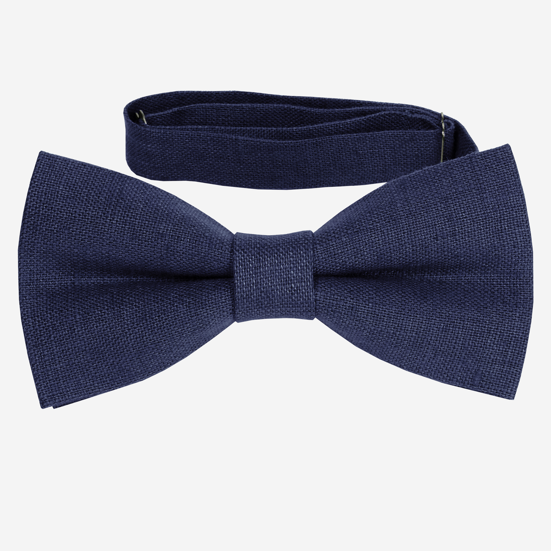 Classic Sage green linen bow tie