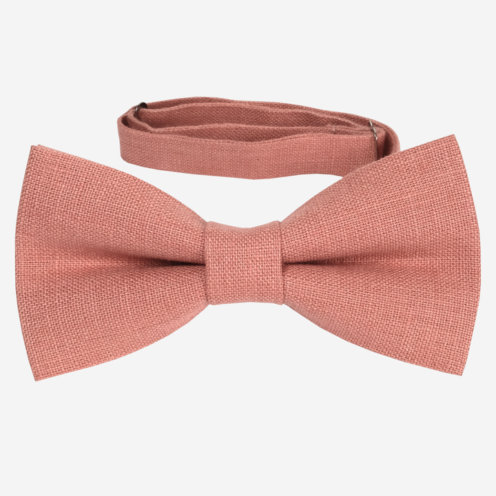 Classic Sage green linen bow tie