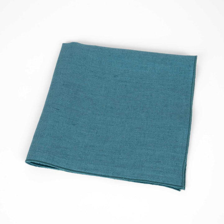 Teal Pocket Square & Bow tie Set - Hemmitie