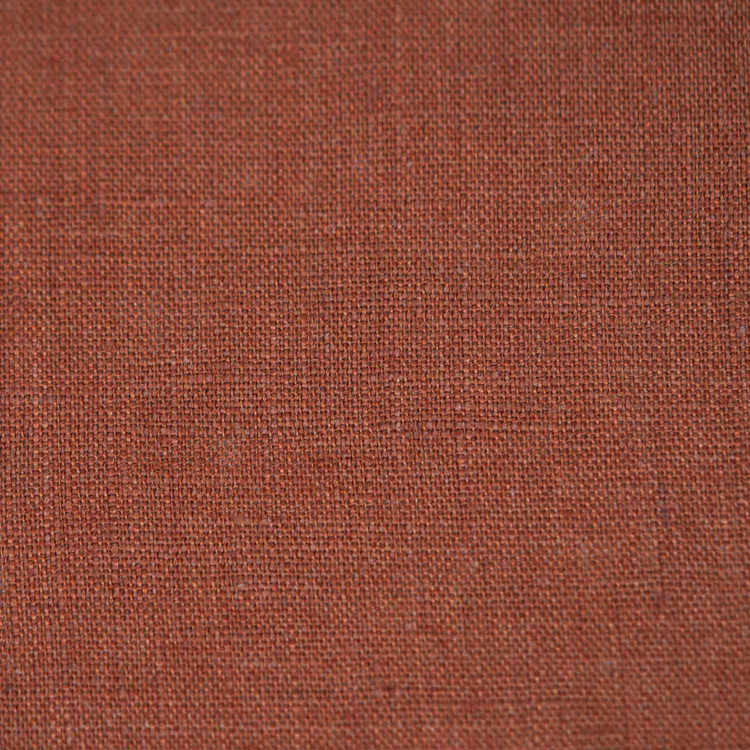 Terracotta Linen Bow tie