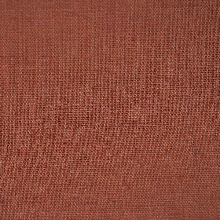 Terracotta Brown Linen Bow Tie - Hemmitie